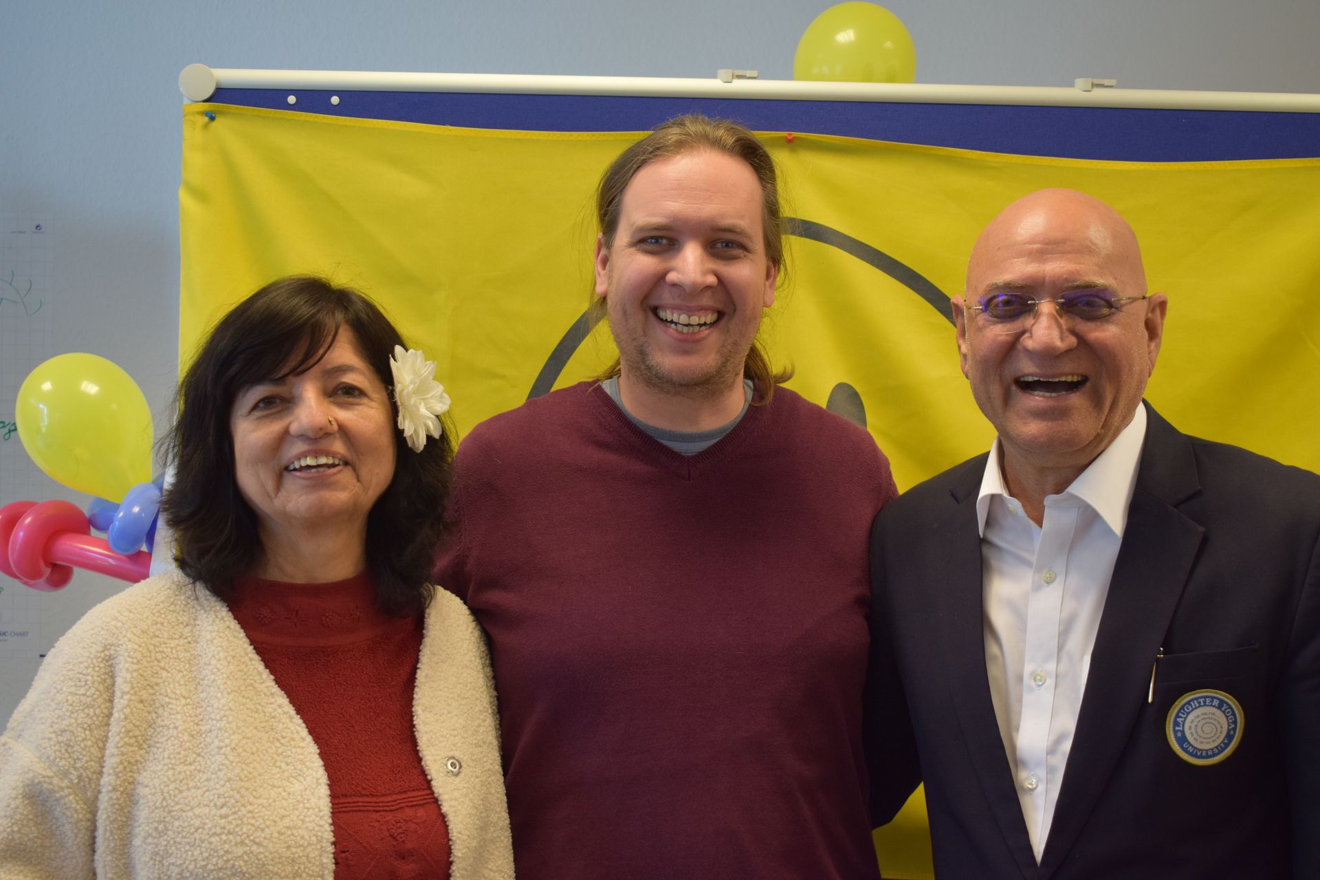 Christian Dres mit Madan und Madhura KAtaria